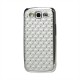 Пластиковая Накладка Ковер из Страз Для Samsung I9300 Galaxy S 3 (белый)